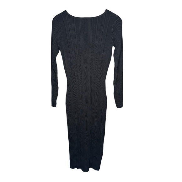 Amour Vert Dresses & Skirts - Amour Vert | Chantae Black Knit Midi Dress | Size M